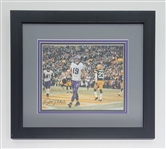 Adam Thielen Autographed & Framed 8x10 Photo w/ Beckett LOA