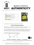 Adam Thielen Autographed & Framed 8x10 Photo w/ Beckett LOA