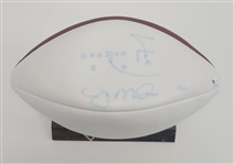 Joe Montana Autographed & Inscribed Wilson NFL Football