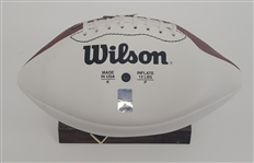 Joe Montana Autographed & Inscribed Wilson NFL Football