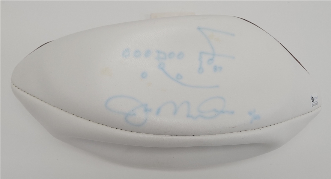 Joe Montana Autographed & Inscribed Wilson NFL Football