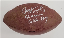 Paul Hornung Autographed & Inscribed Heisman Football Beckett