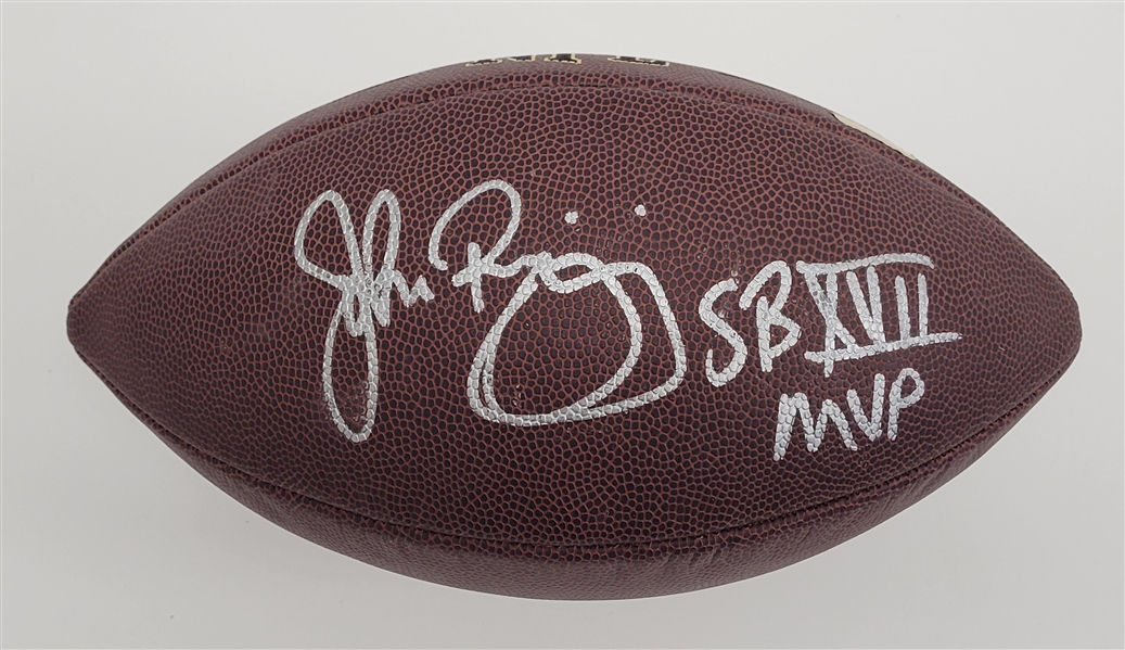 John Riggins Autographed & Inscribed Wilson NFL Football