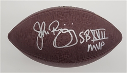 John Riggins Autographed & Inscribed Wilson NFL Football