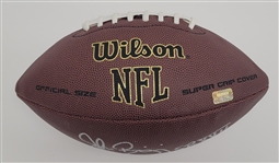 John Riggins Autographed & Inscribed Wilson NFL Football