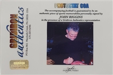 John Riggins Autographed & Inscribed Wilson NFL Football