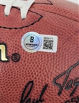 Ray Lewis Autographed & Inscribed Official Super Bowl XXXV Football Beckett