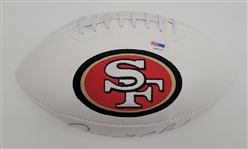 Dwight Clark Autographed & Inscribed The Catch San Francisco 49ers Football PSA/DNA