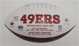 Dwight Clark Autographed & Inscribed The Catch San Francisco 49ers Football PSA/DNA