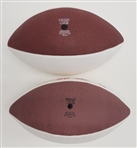 Lot of 2 Rocky Bleier & Larry Little Autographed Footballs