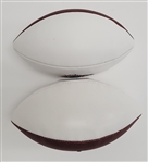 Lot of 2 Rocky Bleier & Larry Little Autographed Footballs