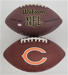 Lot of 2 Mike Singletary & Nick Buoniconti Autographed Footballs
