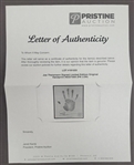 Joe Theismann Autographed Original Handprint LE #922/1000