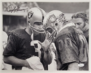 Jim Otto & Daryle Lamonica Dual Autographed 11x14 Photo JSA
