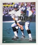 Jim Otto Autographed & HOF Inscribed 16x20 Photo