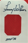 Larry Wilson Autographed & HOF Inscribed Custom Jersey