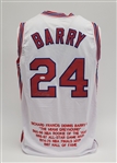 Rick Barry Autographed Custom Stat Jersey JSA