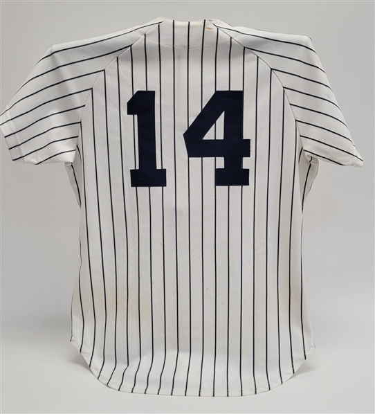 Lou Piniella 1985 New York Yankees Game Used & Autographed Jersey PSA/DNA w/ Dave Miedema LOA