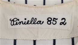 Lou Piniella 1985 New York Yankees Game Used & Autographed Jersey PSA/DNA w/ Dave Miedema LOA