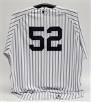 CC Sabathia 2015 New York Yankees Game Issued Postseason Jersey MLB w/ Steiner LOA