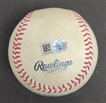 Joe Mauer & Paul Molitor Dual Autographed 2015 Opening Day Game Used Baseball MLB