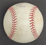 Joe Mauer Autographed & Inscribed 2006 Opening Day Game Used Baseball MLB & Ironclad