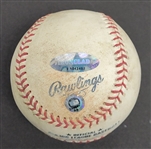 Joe Mauer Autographed & Inscribed 2006 Opening Day Game Used Baseball MLB & Ironclad