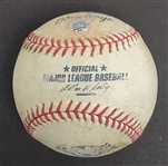 Joe Mauer Autographed & Inscribed 2006 Opening Day Game Used Baseball MLB & Ironclad