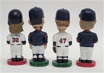Lot of 4 Jack Morris, Billy Martin, Dan Gladden, & Ron Gardenhire Minnesota Twins Bobbleheads