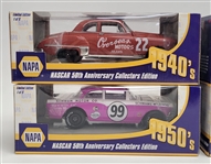 1998 NAPA 50th Anniversary Decades of Glory Heritage Series NASCAR Collector Edition Complete Set of 6 Cars