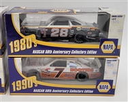 1998 NAPA 50th Anniversary Decades of Glory Heritage Series NASCAR Collector Edition Complete Set of 6 Cars