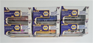 1998 NAPA 50th Anniversary Decades of Glory Heritage Series NASCAR Collector Edition Complete Set of 6 Cars