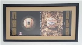Harmon Killebrew, Rod Carew, & Paul Molitor Autographed & Framed "All Century Team" Book Jacket w/ Beckett LOA