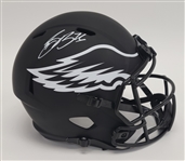 Saquon Barkley Autographed Philadelphia Eagles Full Size Eclipse Replica Helmet Beckett
