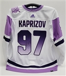 Kirill Kaprizov Autographed Minnesota Wild "Hockey Fights Cancer" Authentic Jersey w/ Wild COA