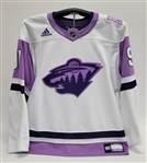 Kirill Kaprizov Autographed Minnesota Wild Hockey Fights Cancer Authentic Jersey w/ Wild COA