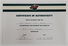 Kirill Kaprizov Autographed Minnesota Wild Hockey Fights Cancer Authentic Jersey w/ Wild COA