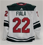 Kevin Fiala 2020-21 Minnesota Wild Game Used Playoffs Jersey w/ Wild LOA