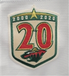 Kevin Fiala 2020-21 Minnesota Wild Game Used Playoffs Jersey w/ Wild LOA