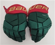 Kirill Kaprizov Minnesota Wild Game Used Gloves w/ Wild LOA
