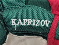 Kirill Kaprizov Minnesota Wild Game Used Gloves w/ Wild LOA