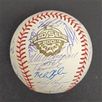 2001 Arizona Diamondbacks World Series Champions Team Signed World Series Baseball w/ Pins Beckett LOA