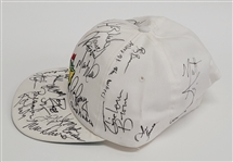 The Masters Autographed Golf Hat w/ 28 Signatures Including Phil Mickelson Beckett LOA