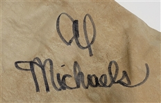 Monday Night Football Jacket Signed by Al Michaels, Boomer Esiason, & Dan Dierdorf