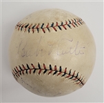 Babe Ruth & Lou Gehrig Autographed c. 1930s New York Yankees Baseball w/ Lazzeri Combs & Pennock JSA LOA