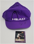 Arthur Ashe Autographed Head Hat Beckett