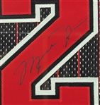 Michael Jordan Autographed & Framed Chicago Bulls Jersey w/ GOAT Authentics LOA