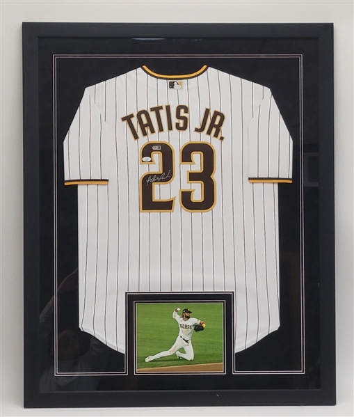 Fernando Tatis Jr. Autographed & Framed San Diego Padres Jersey JSA