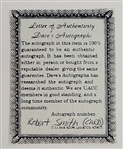 Robert Smith Autographed 1997 Topps Card