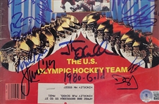 1980 Miracle Hockey Team Signed 1980 Sports Illustrated Magazine Beckett
